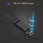 HD mini kamera s LED světlem v kovovém těle a magnetem F