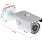 Bezpečnostní kamera 1/3" Sony CCD 700TVL 1