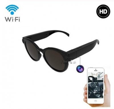 WiFi slnečné okuliare so skrytou kamerou