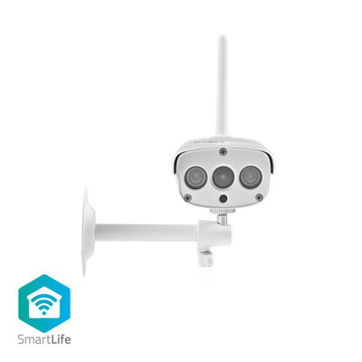 SmartLife chytrá IP kamera Full HD 1080p, venkovní, vodotěsná Nedis WIFICO030CWT