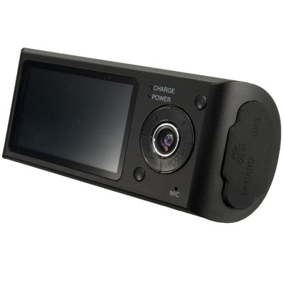 Duálny kamera do auta s GPS