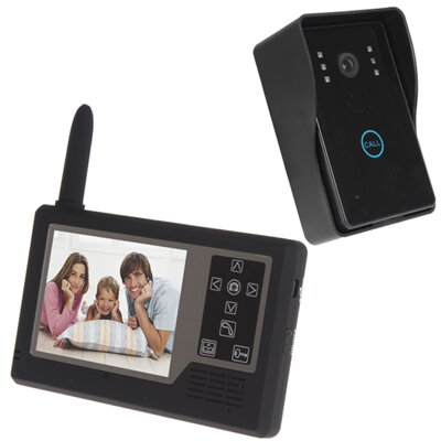 Bezdrôtový 3.5 "videotelefón s pamäťou - SG320