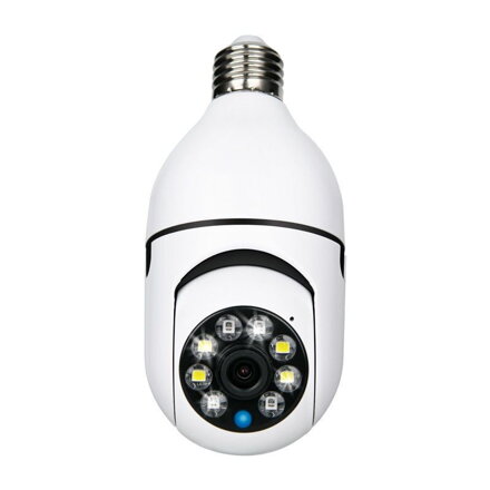 Wi-Fi kamera v žiarovke s päticou E27 a otočnou hlavou