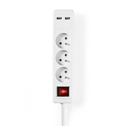 WiFi 4K kamera v predlžovacom kábli 230V s USB portom