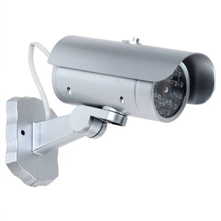 Atrapa bezpečnostní kamery s IR LED a detekcí pohybu