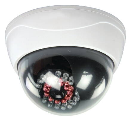 Atrapa CCTV profi DOME kamery s IR LED